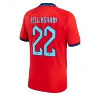 England Jude Bellingham #22 Bortatröja VM 2022 Kortärmad